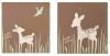 Kids Line Willow 2-Piece Organic Canvas Wall Art