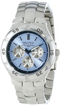 Nautica Men's N10075 Metal Round Multifunction Watch Nautica Men's N10075 Metal Round Multifunction Watch