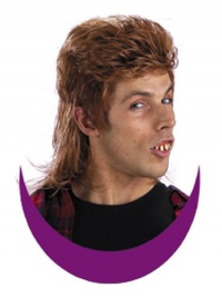 Adult Redneck Mullet Wig Adult Redneck Mullet Wig