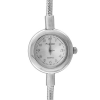 Pugster Metallic Gray Arabic Numeral European Bracelet Watch Pugster Metallic Gray Arabic Numeral European Bracelet Watch