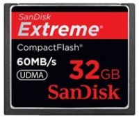 SanDisk SDCFX-032G-A61 32 GB Extreme CompactFlash Memory Card 60MB/S SanDisk SDCFX-032G-A61 32 GB Extreme CompactFlash Memory Card 60MB/S