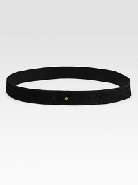 Rich, supple suede has an adjustable fit for everyday wear.About 44 long Suede Made in USA Rich, supple suede has an adjustable fit for everyday wear.About 44 long Suede Made in USA