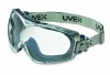 Uvex S3970DF Stealth OTG Safety Goggles, Navy Body, Clear Dura-streme Hardcoat/Anti-Fog Lens, Fabric Headband