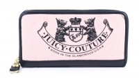 Juicy Couture Old School Scottie Bling Pink Zip Clutch Wallet Juicy Couture Old School Scottie Bling Pink Zip Clutch Wallet
