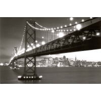 San Francisco-Gate Bridge in Black and White, Photography Poster Print, 24 by 36-Inch San Francisco-Gate Bridge in Black and White, Photography Poster Print, 24 by 36-Inch