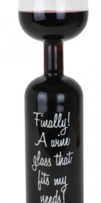 Big Mouth Toys Ultimate Wine Bottle Glass Big Mouth Toys Ultimate Wine Bottle Glass