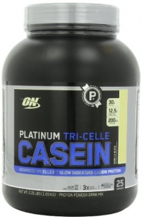 Optimum Nutrition Platinum Tri-Celle Casein, Vanilla Bliss, 2.37 Pound Optimum Nutrition Platinum Tri-Celle Casein, Vanilla Bliss, 2.37 Pound