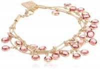 Anne Klein Beacon Recolor Gold-Tone 3 Row Shaky Bracelet, 7.25 Anne Klein Beacon Recolor Gold-Tone 3 Row Shaky Bracelet, 7.25