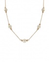 Effy Jewlery 14K Rose Gold 18 Pearl Necklace