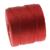 BeadSmith Super-Lon Cord - Size #18 Twisted Nylon - Shanghai Red / 77 Yard Spool BeadSmith Super-Lon Cord - Size #18 Twisted Nylon - Shanghai Red / 77 Yard Spool
