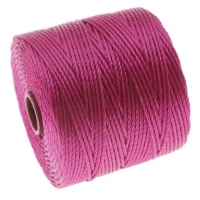 BeadSmith Super-Lon Cord - Size #18 Twisted Nylon - Magenta / 77 Yard Spool BeadSmith Super-Lon Cord - Size #18 Twisted Nylon - Magenta / 77 Yard Spool