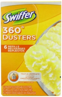 Swiffer 360 Disposable Cleaning Dusters Refills, Unscented, 6-Count (Pack of 2) (Packaging May Vary) Swiffer 360 Disposable Cleaning Dusters Refills, Unscented, 6-Count (Pack of 2) (Packaging May Vary)