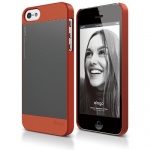 elago S5 Outfit Aluminum and Polycarbonate Dual Case for the iPhone 5/5S - eco friendly Retail Packaging (Orange / Dark Gray) elago S5 Outfit Aluminum and Polycarbonate Dual Case for the iPhone 5/5S - eco friendly Retail Packaging (Orange / Dark Gray)