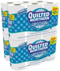 Quilted Northern Soft and Strong, Double Rolls, (4 packs of 6 double rolls) 24 total count Quilted Northern Soft and Strong, Double Rolls, (4 packs of 6 double rolls) 24 total count