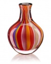 Badash Crystal Jazmin Art Glass Rainbow Vase, Multicolor, 9