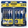 Irwin Industrial Tools 341008 Speebor Blue Groove Pro Spade Bit Set with Case, 8-Piece