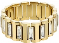 Michael Kors Mk Cocktail Link Bracelet Gold Clear Emerald Cut Crystal Michael Kors Mk Cocktail Link Bracelet Gold Clear Emerald Cut Crystal