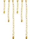 Necklace Bracelet Extender - 2 Sets - 1, 2 and 4 - 6 Pcs Total ~ Gold Tone (FB211)