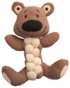 KONG Pudge Braidz Bear Dog Toy, Medium/Large
