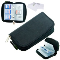 ECO-FUSED® Black Memory Card Carrying Case / ECO-FUSED® Microfiber Cleaning Cloth Included ECO-FUSED® Black Memory Card Carrying Case / ECO-FUSED® Microfiber Cleaning Cloth Included