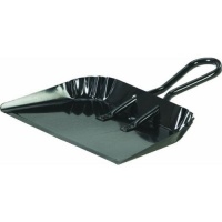 Harper Brush Works 495 16-Inch Black Jumbo Metal Dust Pan Harper Brush Works 495 16-Inch Black Jumbo Metal Dust Pan