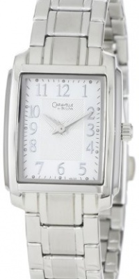 Caravelle by Bulova Women's 43L125 Easy Read Classic Tank Watch Caravelle by Bulova Women's 43L125 Easy Read Classic Tank Watch
