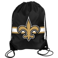 NFL New Orleans Saints Drawstring Backpack NFL New Orleans Saints Drawstring Backpack