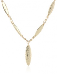 NINE WEST VINTAGE AMERICA Golden Flight Gold-Tone Elongated Y-Necklace, 18