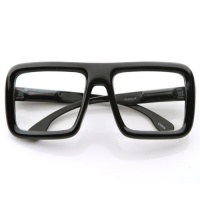 Fashion Large Classic Bold Thick Squar Square Frame Clear Lens Glasses Fashion Large Classic Bold Thick Squar Square Frame Clear Lens Glasses