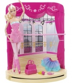 Barbie in the Pink Shoes Ballet Studio Playset