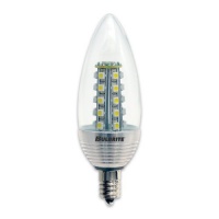 Bulbrite LED2CTC LED Chandelier Candelabra Base, Clear Bulbrite LED2CTC LED Chandelier Candelabra Base, Clear