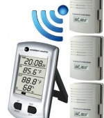 Ambient Weather WS-0101-X3 Wireless Thermo-Hygrometer with Three Remote Sensors, Calibration Ambient Weather WS-0101-X3 Wireless Thermo-Hygrometer with Three Remote Sensors, Calibration