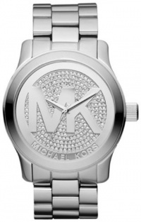 Michael Kors Runway MK Silver Dial Women's Watch - MK5544 Michael Kors Runway MK Silver Dial Women's Watch - MK5544