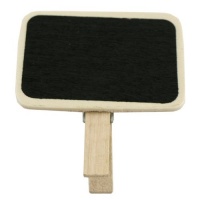 Wrapables Mini Chalkboard with Wooden Clip (Set of 6) Wrapables Mini Chalkboard with Wooden Clip (Set of 6)