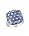 Effy Jewlery Balissima Splash Blue Sapphire Ring, 3.20 TCW Ring size 7