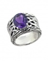 Effy Jewlery Balissima Lagoon Amethyst Ring, 4.09 TCW Ring size 7