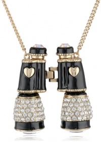 Betsey Johnson Paris is Always a Good Idea Binocular Pendant Long Necklace, 31 Betsey Johnson Paris is Always a Good Idea Binocular Pendant Long Necklace, 31