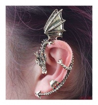 Gothic Earring Classic Dragon Ear Wrap Cuff Earring Punk Rock Left Ear Gothic Earring Classic Dragon Ear Wrap Cuff Earring Punk Rock Left Ear
