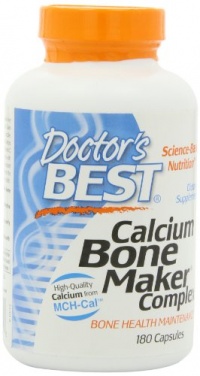 Doctor's Best Calcium Bone Maker Complex, Capsules, 180-Count Doctor's Best Calcium Bone Maker Complex, Capsules, 180-Count
