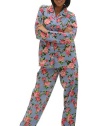 Del Rossa Women's 100% Cotton Flannel Pj Set - Long Pajamas