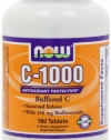 NOW Foods C-1000 Buffered C with 250mg Bioflavonoids Sustained Release 180 Tablets