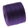 BeadSmith Super-Lon Cord - Size #18 Twisted Nylon - Purple / 77 Yard Spool