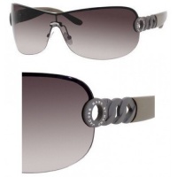 Marc by Marc Jacobs MMJ337/S Sunglasses - 0SMF Ruthenium Black Gray (CC Brown Gradient Lens) - 99mm