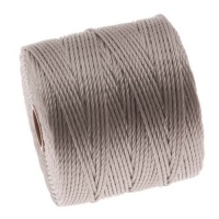 BeadSmith Super-Lon Cord - Size #18 Twisted Nylon - Silver / 77 Yard Spool BeadSmith Super-Lon Cord - Size #18 Twisted Nylon - Silver / 77 Yard Spool