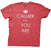 Big Lebowski Calmer Than You Are Mens Tee Big Lebowski Calmer Than You Are Mens Tee