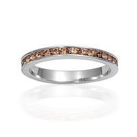 Bling Jewelry Sterling Silver November Birthstone Citrine CZ Eternity Band Ring Bling Jewelry Sterling Silver November Birthstone Citrine CZ Eternity Band Ring