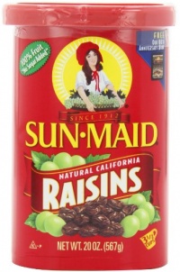 Sun Maid Natural California Raisins, 20-Ounce Sun Maid Natural California Raisins, 20-Ounce