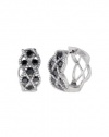 Effy Jewlery Prism Caviar Black and White Diamond Earrings, 1.57 TCW