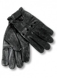Interstate Leather Men's Basic Driving Gloves (Black, Large) Interstate Leather Men's Basic Driving Gloves (Black, Large)