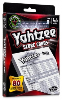 Yahtzee 80 Score Cards Yahtzee 80 Score Cards